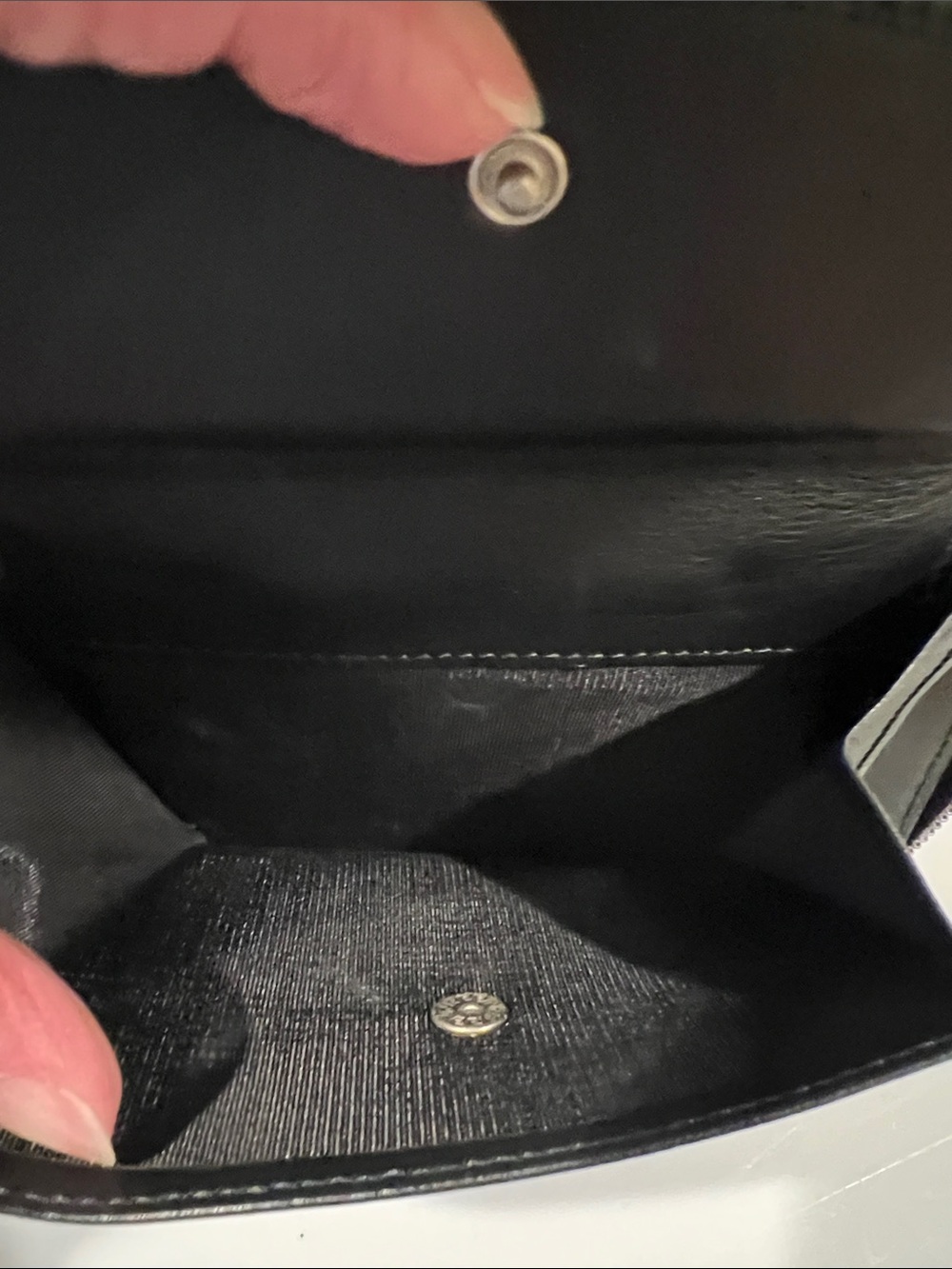 Bally Black Leather Organizer Wallet Crossbody Bag - Picture 10 of 12